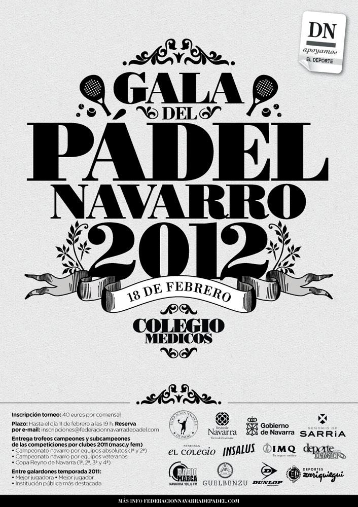 Gala de P&aacute;del Navarro 2012
